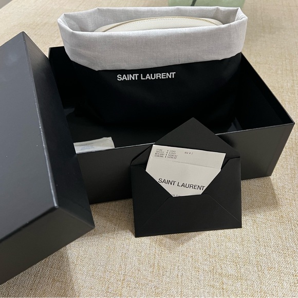 NWT Saint Laurent Mini Lou(Crema Soft). - Picture 8 of 9